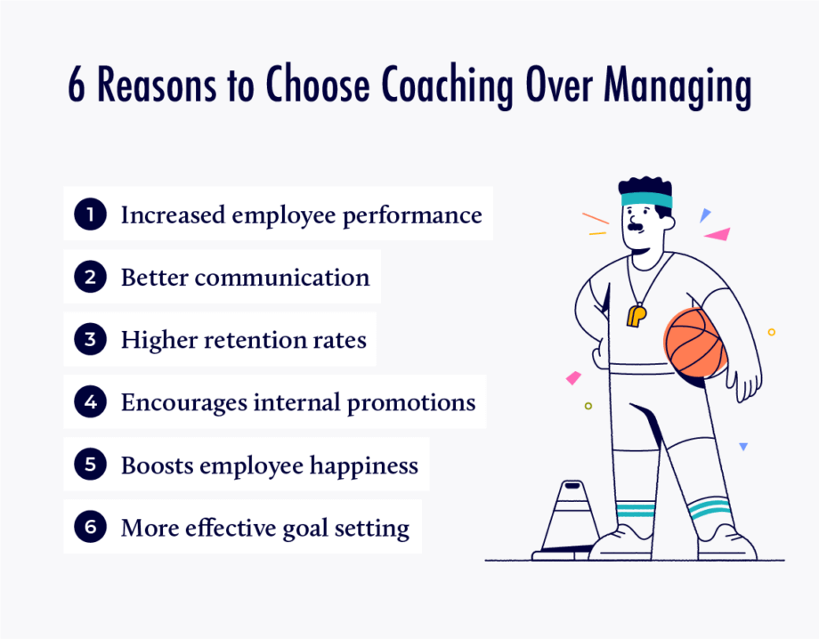 Coaching vs. Managing - 6 reasons to choose coaching over managing