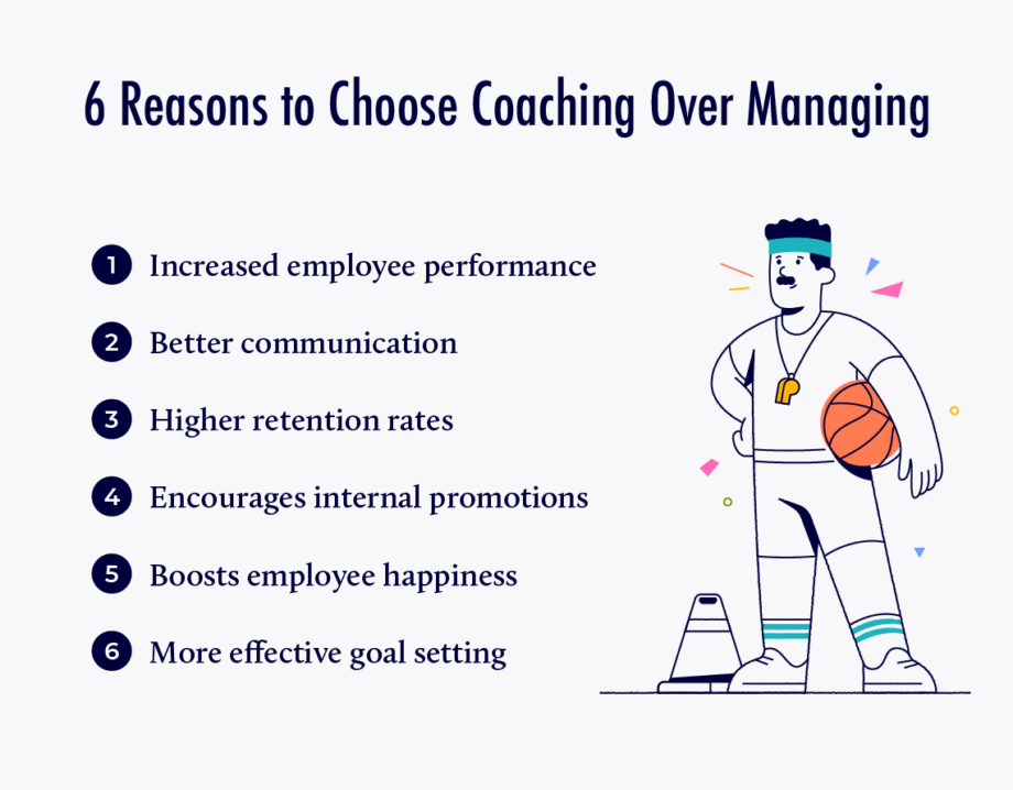 Coaching vs. Managing - 6 reasons to choose coaching over managing