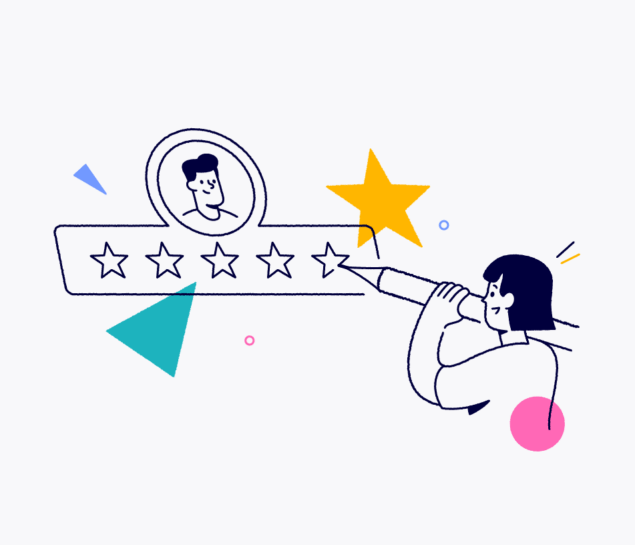 performance review template hero